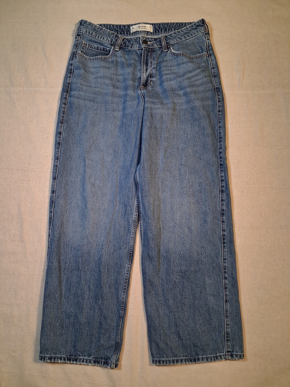 Hollister High-Rise Baggy Jeans Women's Size 14R - Waist 32
